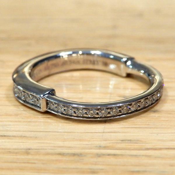 【新品同様】ティファニー ロック リング フルダイヤ K18WG ホワイトゴールド D0.34ct 指輪 16023