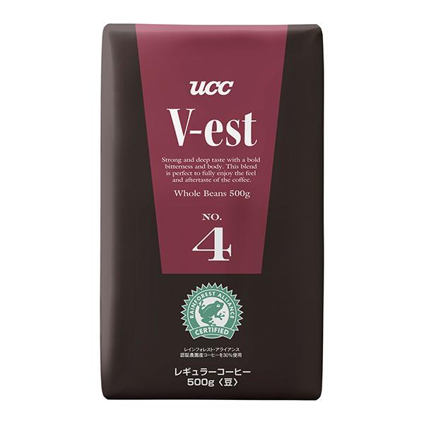 UCC ヴェスト No.4 RA （豆） 500g 業務用コーヒー ×12(１ケース)