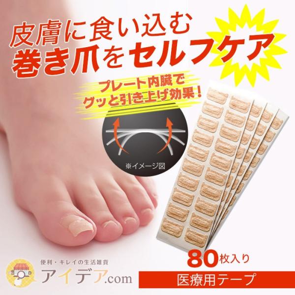 巻き爪 ブロック フットケア 爪 巻き爪ケア シート 巻爪ケアproサポートシール メール便 コジット 便利 キレイの雑貨アイデア Com 通販 Yahoo ショッピング
