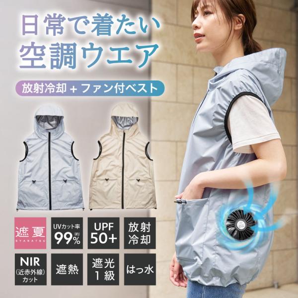 空調服　ファン付ベスト　Ｌサイズ　試着のみ　美品　ゴルフ　職人 作業着 ベスト 服のみ ゴルフウェア 夏用 電動ファン用ウエア