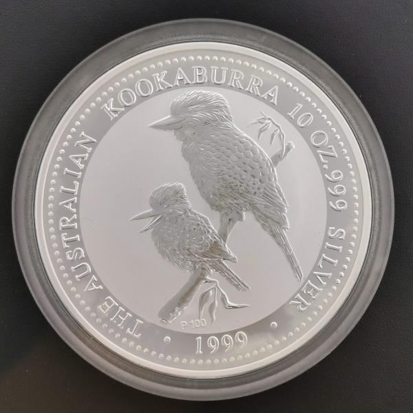 オーストラリア 1989年 10ドル銀貨 プルーフ オーストラリア 10ドル銀貨 1999年 10オンス プルーフ 銀貨 カワセミ
