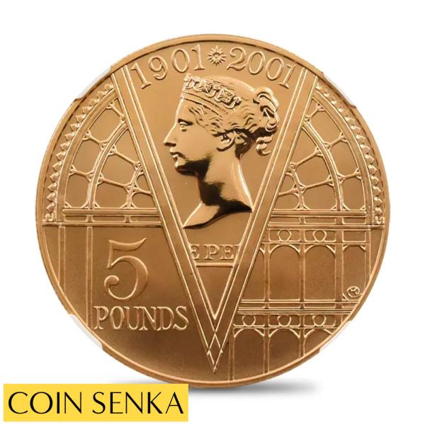 2001年 イギリス ブロンズ エリザベス2世 ☆即納追跡可☆ 2001 エリザベス2世 ヴィクトリア女王没後100