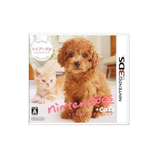 Nintendogs + Cats トイプードル＆Newフレンズ Nintendo 3DS ゲームソフト 任天堂 ニンテンドー 【中古】