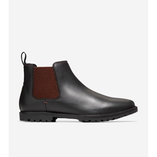 COLE HAAN コールハーン サイドゴアブーツ 23cm レザー 黒 Cole Haan コールハーン ハラブーティ レザー サイドゴア - メルカリ