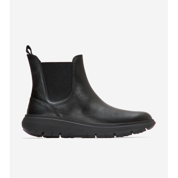 COLE HAAN　ショートブーツ　ブラック25cm コール ハーン COLE HAAN WESTERLY BOOT WR:BLACK LTR WR （BLACK LTR
