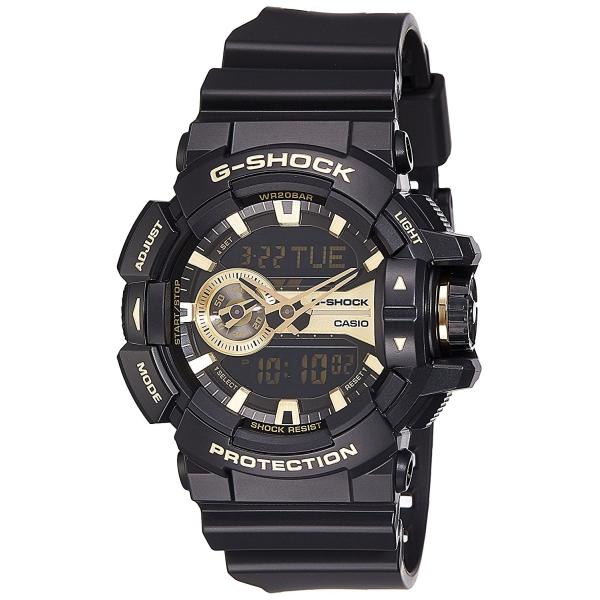 【レビューで7年保証】CASIO カシオ G-SHOCK ジーショック GA-400GB-1A9 ブラック ゴールド アナデジ メンズ 腕時計