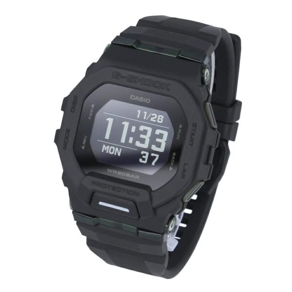 【レビューで7年保証】CASIO カシオ G-SHOCK ジーショック GBD-200UU-1 G-SQUAD ブラック Bluetooth スポーツ メンズ 腕時計