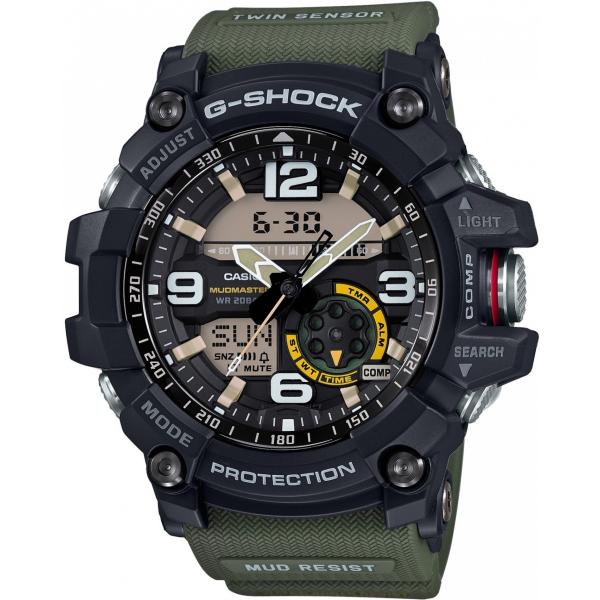 【レビューで7年保証】CASIO カシオ G-SHOCK ジーショック GG-1000-1A3 腕時計 メンズ MUDMASTER グリーン カーキ