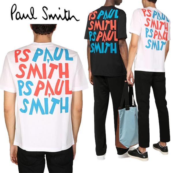 すぐ届く【Paul Smith】ギフト カラー プリント 半袖 Tシャツ カラーブロックプリント 半袖カットソー（152565204Z