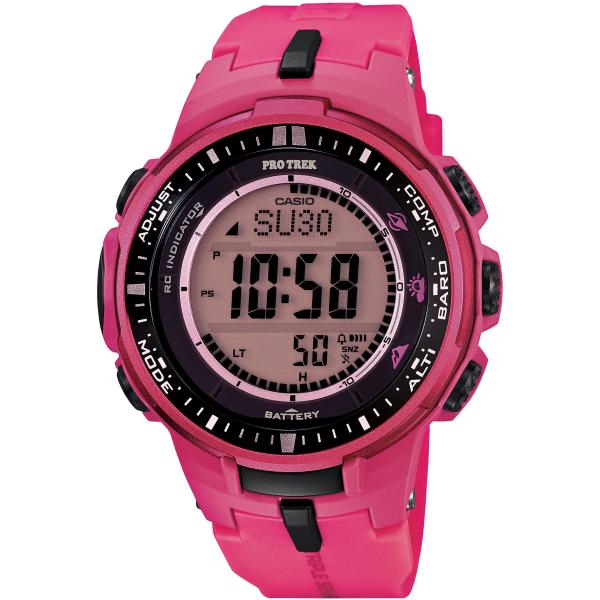 CASIO カシオ PROTREK プロトレック PRW-3000-4B 電波ソーラー ピンク メンズ レディース 腕時計 並行輸入品
