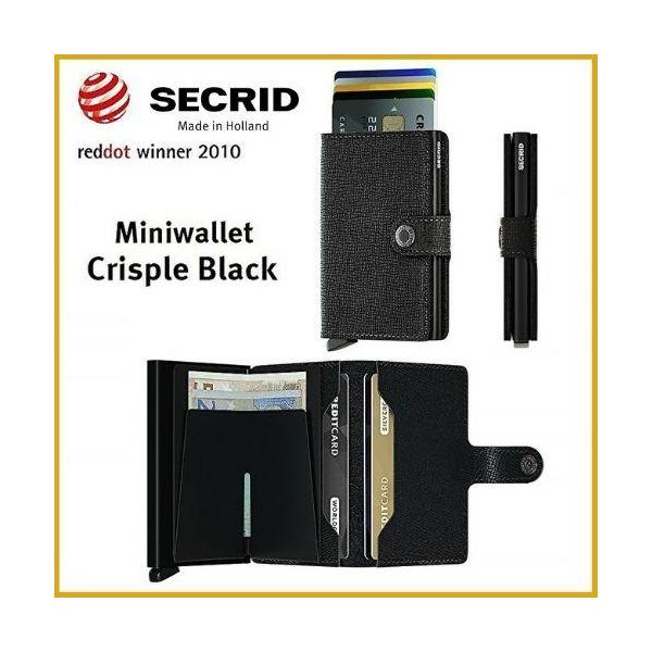 SECRID セクリッド Miniwallet ミニウォレット Crisple Black