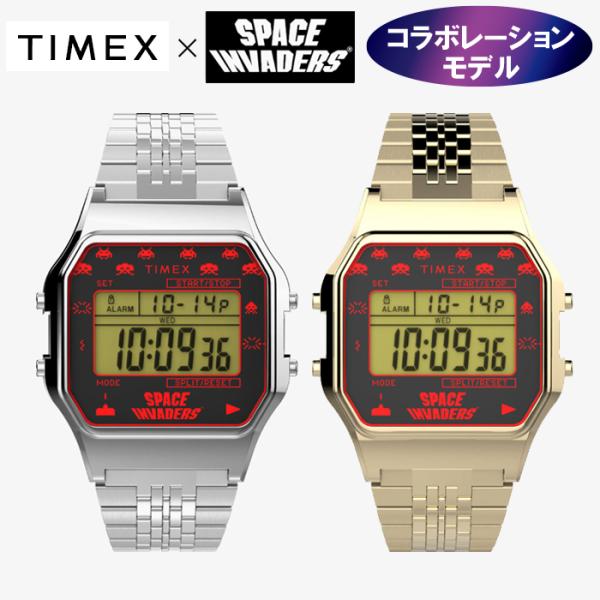 TIMEX タイメックス 腕時計 コラボ インベーダー キャラクター 80 Space Invade...