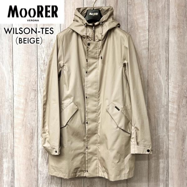 【並行輸入品】アウトレット MooRER ムーレー メンズ WILSON-TES トレンチコート BEIGE ベージュ サイズ 48 50 イタリア製 ブランド 特価 セール