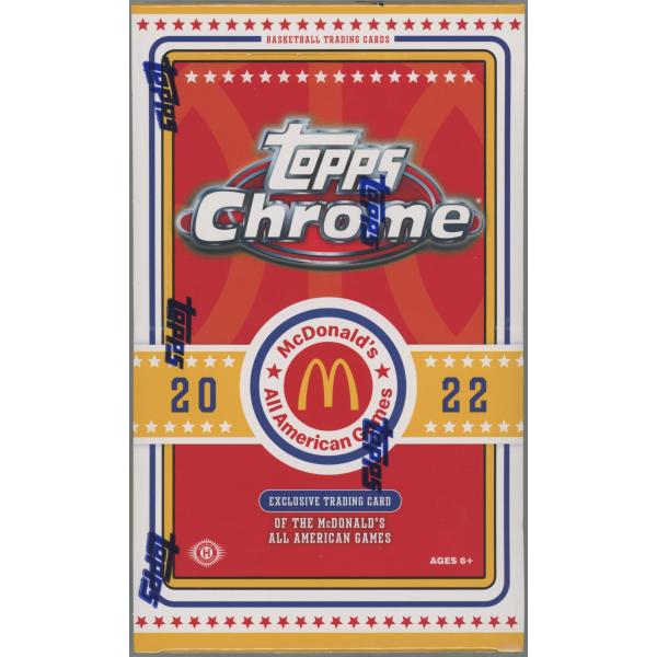 未開封ボックス 2022 Topps Chrome McDonald's All American Games Hobby Box送料はヤマト宅急便実費