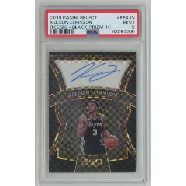 1of1!! 【PSA9 MINT】 Keldon Johnson 19/20 Panini Select Rookie