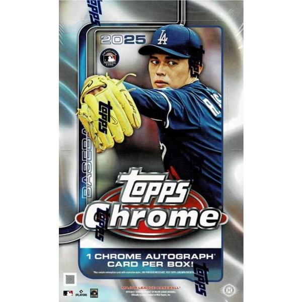 未開封ボックス 2025 Topps Chrome MLB Hobby Box : トレカショップ