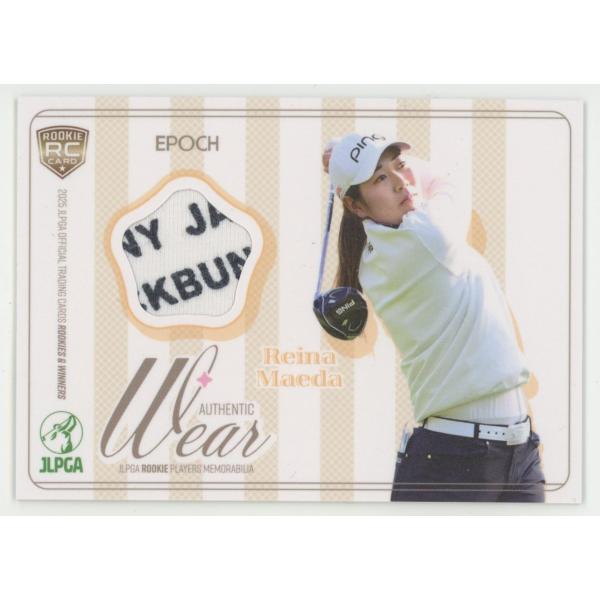 jlpgaカード 前田羚菜 2025 EPOCH エポック JLPGA 日本女子プロゴルフ協会 Rookies