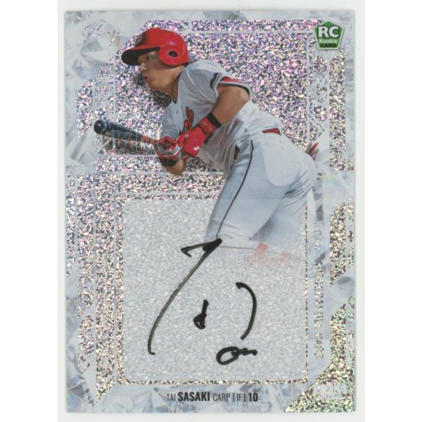 佐々木泰/広島 2025 BBM GLORY 直筆サインカード RC ルーキー 05/10