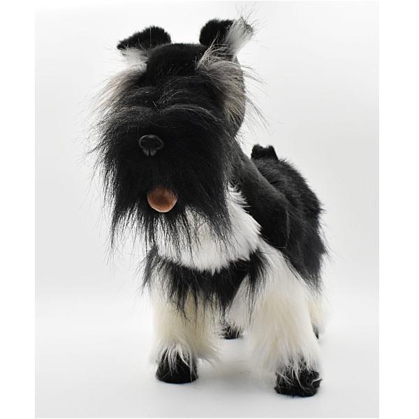 ぬいぐるみ　犬 ハンサ　HANSA ホワイトテリア　シュナウザー　リアル ぬいぐるみ 犬 ハンサ HANSA ホワイトテリア シュナウザー リアル