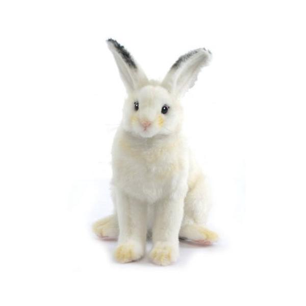 ハンサ【HANSA】ぬいぐるみ 白ウサギ18cm オーストラリア