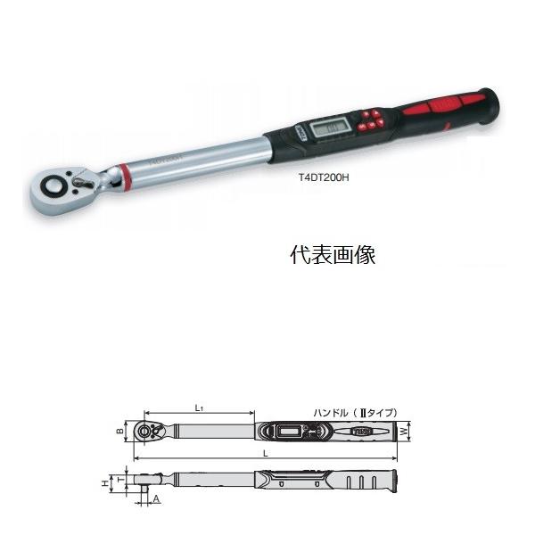 TONE 前田金属工業 ラチェットデジトルク T4DT200H : 4953488300260 