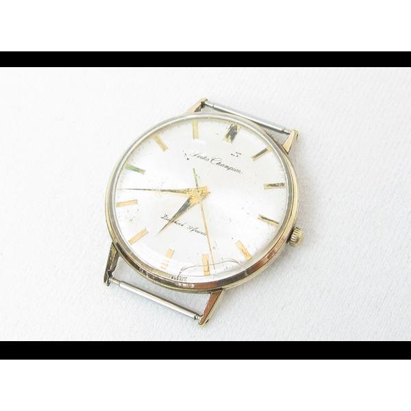 M0530☆セイコー チャンピオン 手巻き 19石 15026E☆0613【中古