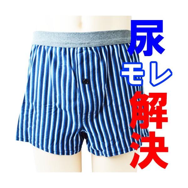 2枚組 セット 失禁パンツ 尿もれ 尿漏れ アソート おまかせ 2枚 前あき ニットトランクス アズ 送料無料