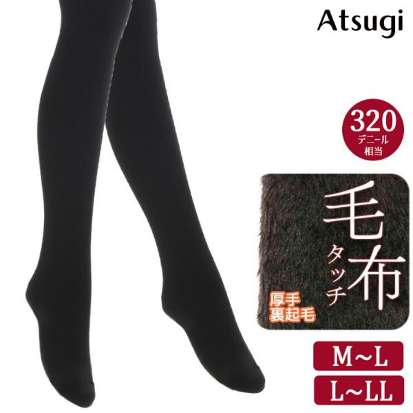 裏起毛 タイツ レディース アツギ 毛布みたいな 厚手裏起毛 TL1851 TL1861 単品（06521）
