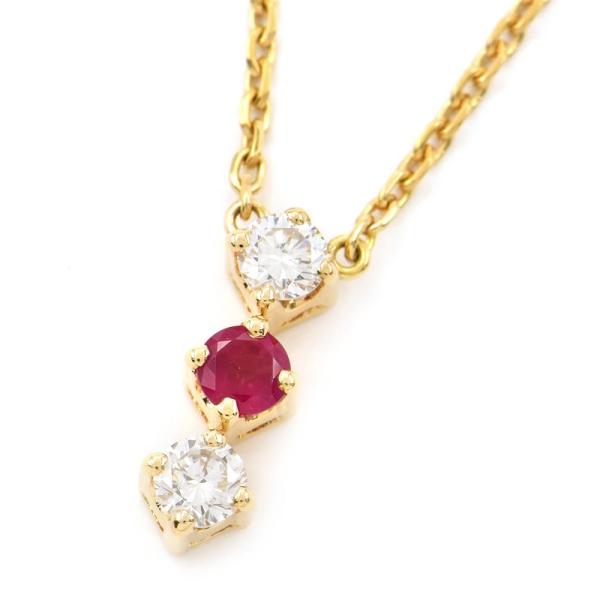 CHAUMET ショーメ クラシックルビーネックレス K18YG CHAUMET ショーメ クラシックルビーネックレス K18YG
