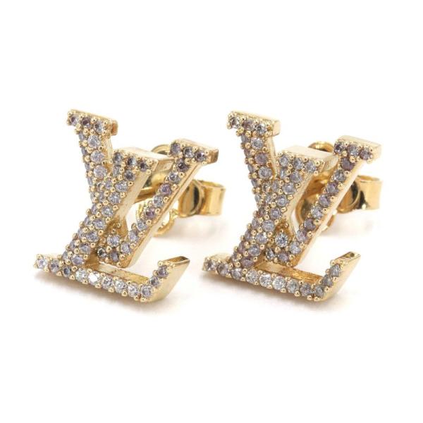 ルイヴィトン ブックル ドレイユ・LV アイコニック ストラス ピアス 両