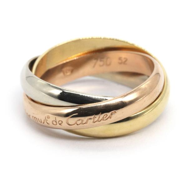 TRINITY（Cartier） カルティエ トリニティリング #52 12号 K18YG