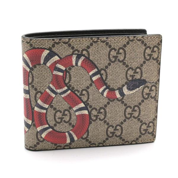 GGキャンバス グッチ キングスネークプリント コインウォレット 451266