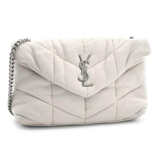 SAINT LAURENT サンローラン ラムスキン クロスボディバッグ SAINT LAURENT サンローラン ルルパファー 620333 ラムスキン