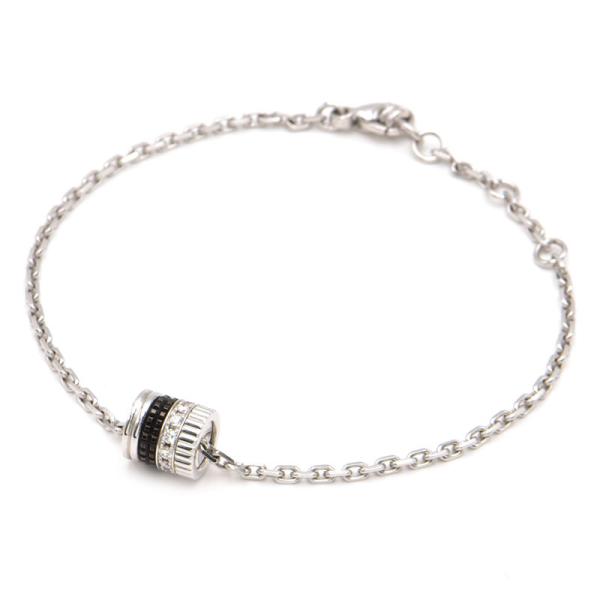 QUATRE ブシュロン キャトルブラック ダイヤモンド ブレスレット K18WG  