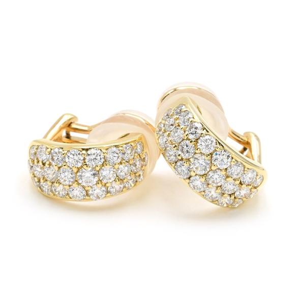 MIKIMOTO（ミキモト） 両耳合計1.62ctダイヤモンドイヤリング K18YG