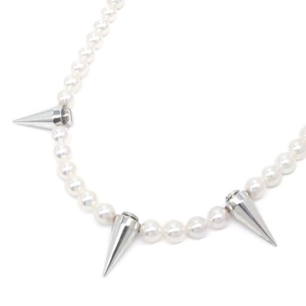 ミキモト ネックレス 57cm サイズ調整可能 即購入大歓迎○ 鑑定済み ミキモト MIKIMOTO ﾈｯｸﾚｽ シルバー K18WG アクセサリー | 中古