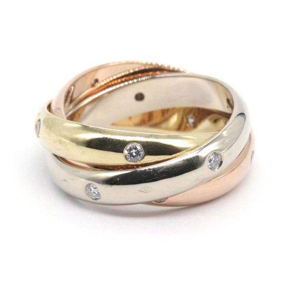 TRINITY(Cartier) カルティエ トリニティリング #49 9号 K18YG TRINITY(Cartier) カルティエ トリニティリング #49 9号 K18YG