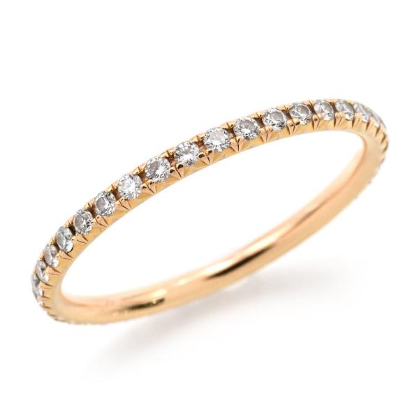 ティファニー メトロ フルエタニティリング ダイヤモンドK18 極美品 TIFFANY&Co. ティファニー メトロ フルエタニティ リング 指輪 9