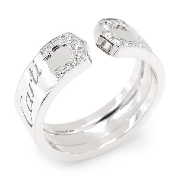 Cartier（カルティエ） C2リング #52 12号 K18WG ダイヤモンド 2007年