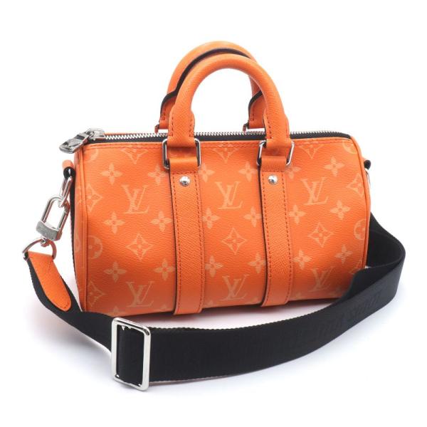 ルイヴィトン キーポル・バンドリエール25 M31044 タイガラマキャンバス ショルダーバッグ オレンジ タンジェリン 中古 送料無料 collectionshiba_c241100089534