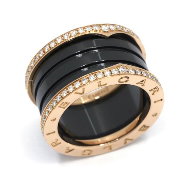 BVLGARI ブルガリ B-zero1リング ビーゼロワン #52 美品❗ ビー・ゼロワン ブルガリ ビー・ゼロワンリング #52 11号 K18PG ダイヤ