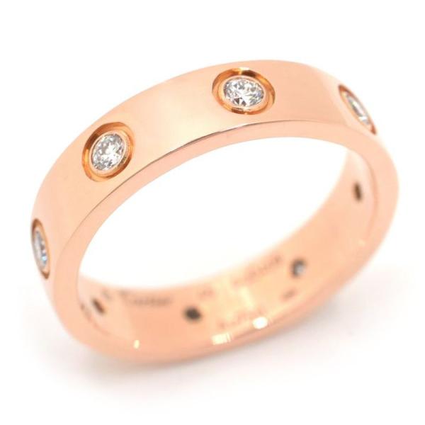 カルティエ　Cartier LOVE ラブ　リング　スモールモデル LOVE（Cartier） カルティエ ラブリング スモールモデル #46 6号 K18PG