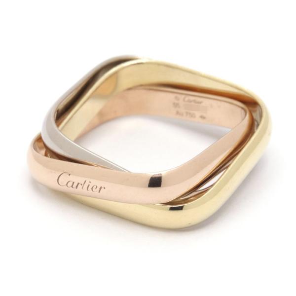TRINITY（Cartier） カルティエ トリニティクッションリング #55 実測