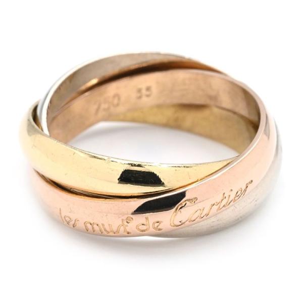 Cartier（カルティエ） トリニティリング クラシックモデル #55 14号