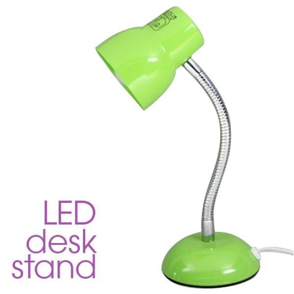 【アウトレット商品：未使用品：パッケージ不良】LED デスクライト「R71G」スタンド式LED電球1個、中間スイッチ付。商品番号：DL006商品型番：R71Gサイズ：幅10×高さ300mm本体重量：480g電源コード：約1.5m定格電圧：A...