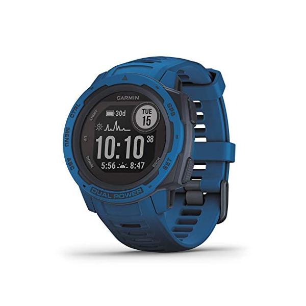 ガーミン Instinct Dual Power Tidal Blue 小 010-02293-35 通販 ガーミン インスティンクト デュアルパワー タイダルブルー 日本語正規版 #010-02293-35 Instinct Dual Power Tidal Blue GARMIN