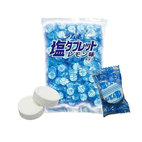 業務用 塩タブレット レモン味 700g 個包装で約200粒入 安部製菓株式会社 スッと溶ける ひんやりブドウ糖 12袋セット★