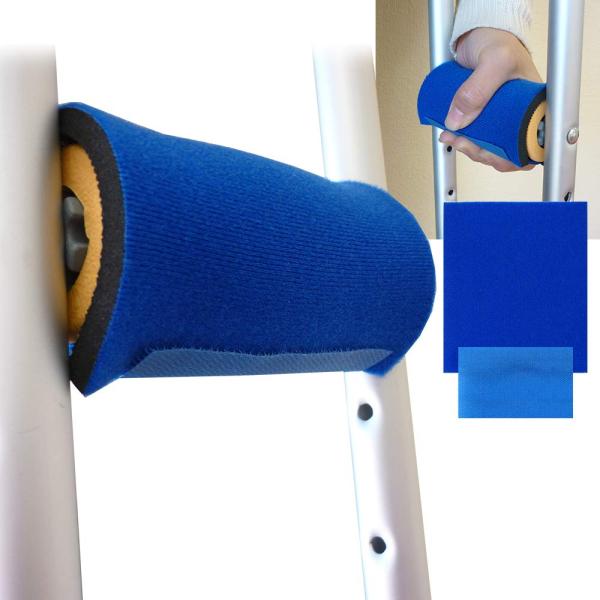 「商品情報」もう手が痛くなるの我慢しないって決めたんで！とにかくクッション性にこだわりました。松葉杖グリップ用クッションカバー「まきまきくん」松葉杖を使っていると、体重のかかる手のひらにマメができちゃうんですよね。何かいいクッション保護カバ...