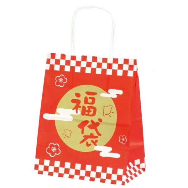 手提げ袋 紙袋 T-2 福袋ふくまる 25枚 セット★