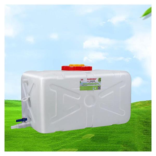大容量の貯水容器長方形の発酵タンク厚いプラスチック製屋外貯水バケツ蓋/蛇口/ハンドルを有する酵素バケット屋外の飲料水、キャンプ、ハイキング、ピクニ200L 大容量の貯水容器長方形の発酵タンク厚いプラスチック製屋外貯水バケツ